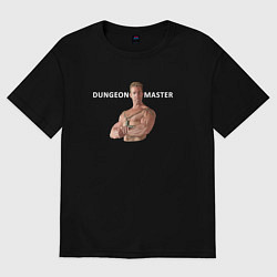 Футболка оверсайз женская Dungeon Master Billy, цвет: черный