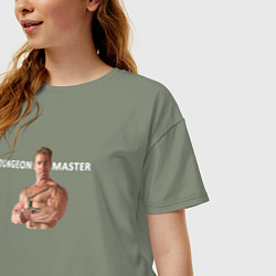 Футболка оверсайз женская Dungeon Master Billy, цвет: авокадо — фото 2