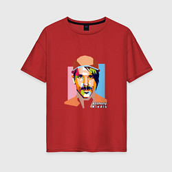 Футболка оверсайз женская Anthony Kiedis, цвет: красный