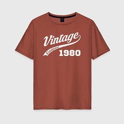 Женская футболка оверсайз Винтаж год выпуска 1980