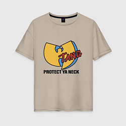 Женская футболка оверсайз Wu-Tang - Protect Ya Neck