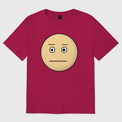 Футболка оверсайз женская Серьезный Дурак, цвет: маджента