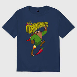 Женская футболка оверсайз Boogerman - red pepper fly