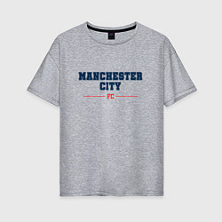 Женская футболка оверсайз Manchester City FC Classic