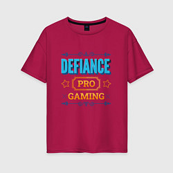 Женская футболка оверсайз Игра Defiance PRO Gaming