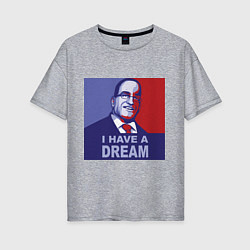 Женская футболка оверсайз Сенатор - У меня есть мечта