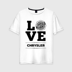 Женская футболка оверсайз Chrysler Love Classic