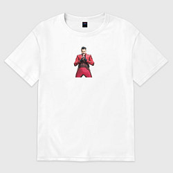 Женская футболка оверсайз Джим Керри - Соник