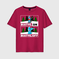 Женская футболка оверсайз BiathlON BiathlOFF