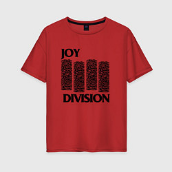 Женская футболка оверсайз Joy Division - rock