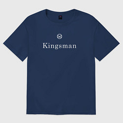 Женская футболка оверсайз Kingsman - логотип