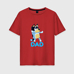 Женская футболка оверсайз Doggy Dad
