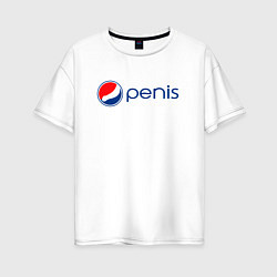 Женская футболка оверсайз Penis