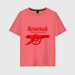 Женская футболка оверсайз Arsenal: The gunners