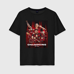 Женская футболка оверсайз Милан Чемпион