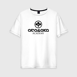 Женская футболка оверсайз Cyberpunk - Arasaka Academy