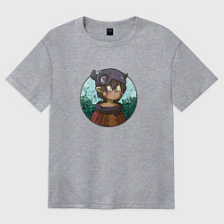 Женская футболка оверсайз Рэг