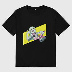 Футболка оверсайз женская Ребекка, цвет: черный