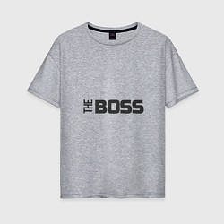 Женская футболка оверсайз THE BOSS