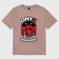 Женская футболка оверсайз Onyx - snowgoons
