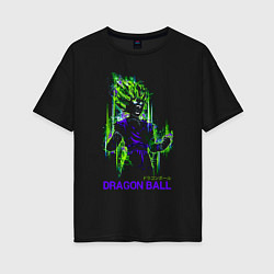 Женская футболка оверсайз Dragon Ball - Vegeta - Cry