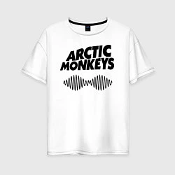 Футболка оверсайз женская Arctic Monkeys, цвет: белый
