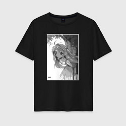 Женская футболка оверсайз Комари Кошигая - Деревенская глубинка