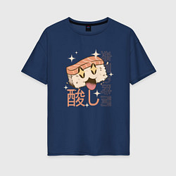 Женская футболка оверсайз Kawaii суши