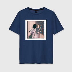 Женская футболка оверсайз Подружки Кейт и Эмилико - Дом теней