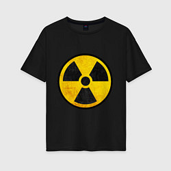 Женская футболка оверсайз Atomic Nuclear