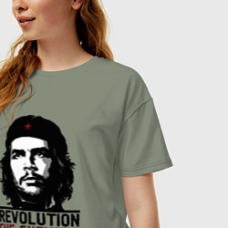 Футболка оверсайз женская Revolution hero, цвет: авокадо — фото 2