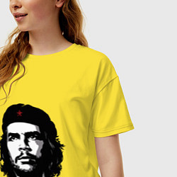 Футболка оверсайз женская Ernesto Che Guevara, цвет: желтый — фото 2