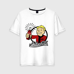 Женская футболка оверсайз Vault boy - nuka cola