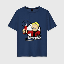 Женская футболка оверсайз Vault boy - nuka cola