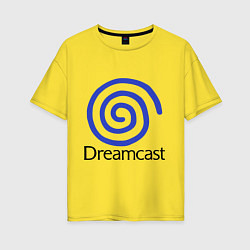 Женская футболка оверсайз Sega dreamcast