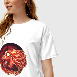 Футболка оверсайз женская Csgo - Baby Howl, цвет: белый — фото 2