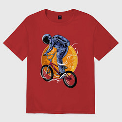 Женская футболка оверсайз Space rider