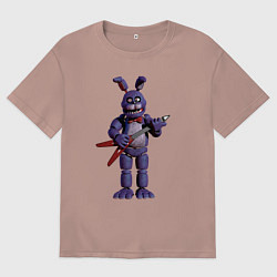 Футболка оверсайз женская Бонни, цвет: пыльно-розовый