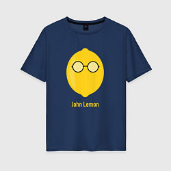 Женская футболка оверсайз John Lemon
