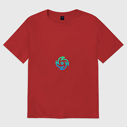 Женская футболка оверсайз STORM PRINT