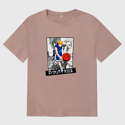 Женская футболка оверсайз Рёта Кисэ на фоне манги