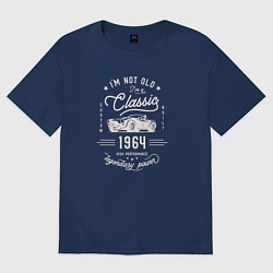 Футболка оверсайз женская Я классический 1964, цвет: тёмно-синий