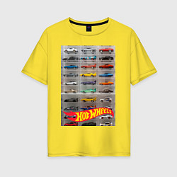 Женская футболка оверсайз Hot Wheels - collection