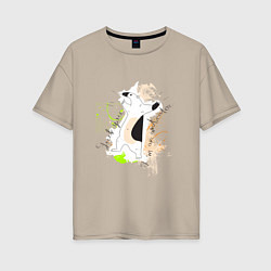 Женская футболка оверсайз Муравьед: fuck you im anteater