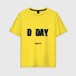 Женская футболка оверсайз D DAY Agust D