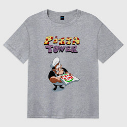Женская футболка оверсайз Пеппино Спагетти из Pizza Tower