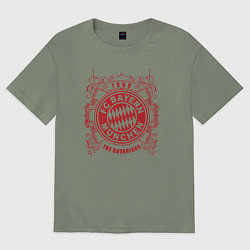 Футболка оверсайз женская FC Bayern, цвет: авокадо