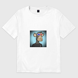 Футболка оверсайз женская NFT, цвет: белый