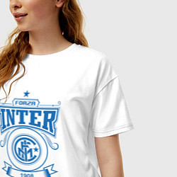 Футболка оверсайз женская Forza Inter, цвет: белый — фото 2