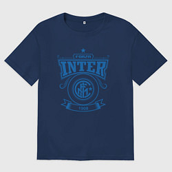 Футболка оверсайз женская Forza Inter, цвет: тёмно-синий